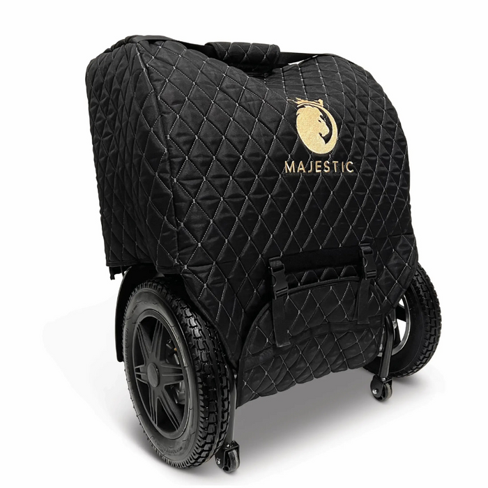 add the comfygo powerchair travel bag to confidently store your electric wheelchair for safe keeping when you travel via plane, car r cruise line