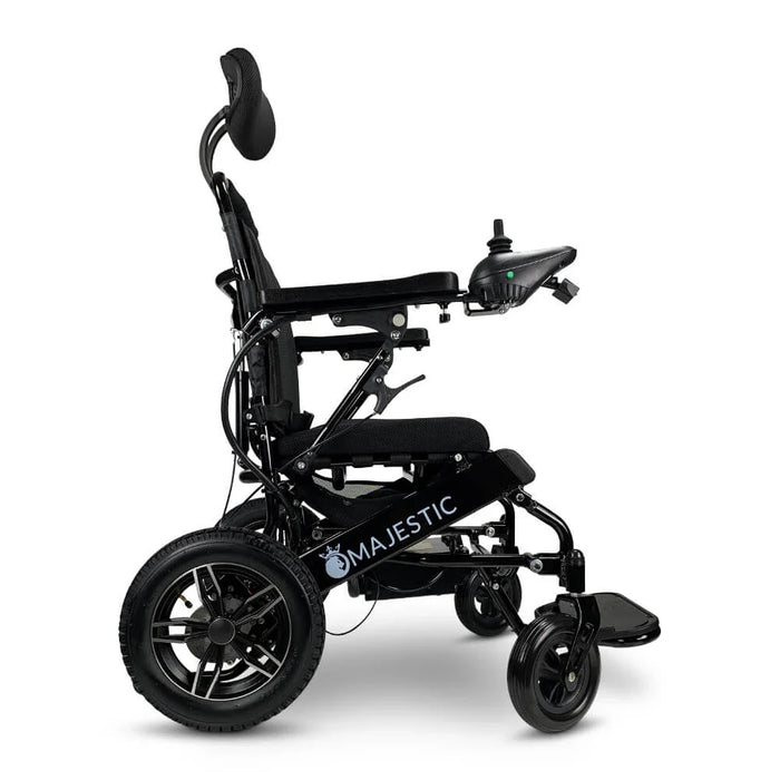 ComfyGO Headlight and USB Connector For Electric Wheelchairs on the wheelchair
