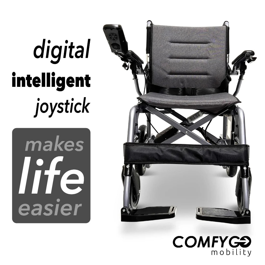ComfyGo X-7 Lightweight Foldable Electric Wheelchair  - Only 40 lbs
