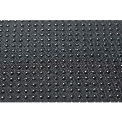 Close-up of the black surface of the DMI Premium Coccyx Seat Cushion, showing a regular pattern of raised dots that provide grip—ideal for ergonomic tailbone pain relief or sciatica cushion support.