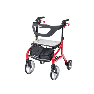 A Tray for Drive Nitro® Sprint Rollators adds convenience, easily attaching to the rollator to provide a stable surface for carrying items while using your mobility aid.