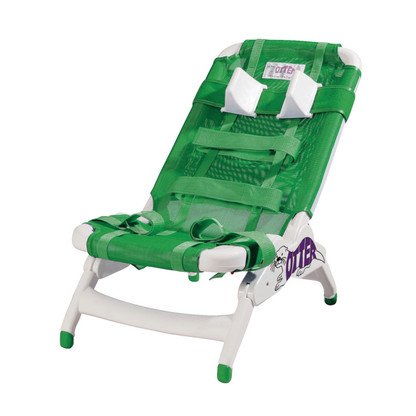 The Drive Otter Bathing System – Waterproof Reclining Chairs features adjustable straps, a mesh seat, and a reclining backrest for safe, adaptive bathing for individuals with physical disabilities.
