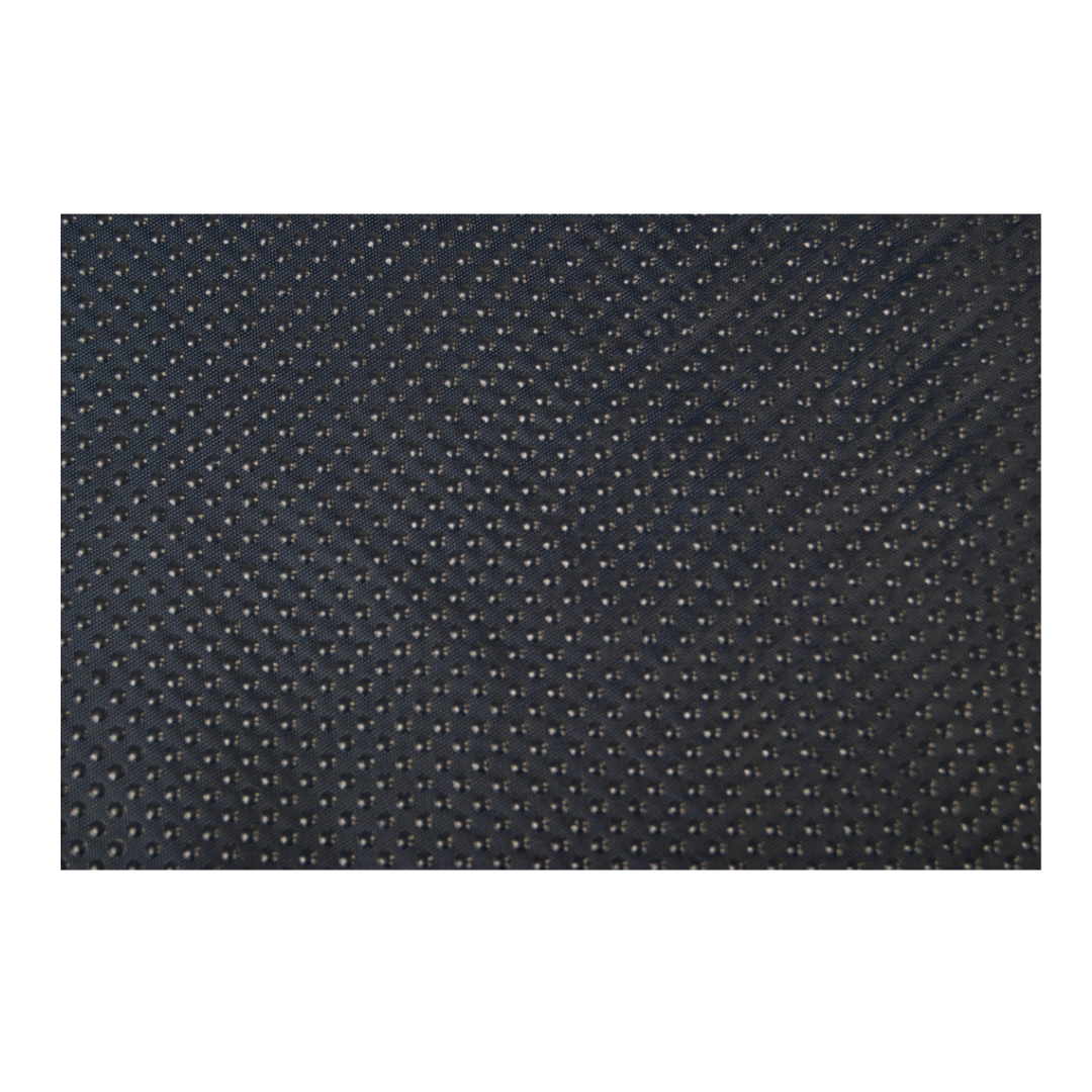 Close-up of the Drive Tri-Fold Bedside Fall Mat shows its black textured surface with evenly spaced raised dots on high-density foam, offering a patterned design for effective fall injury prevention.