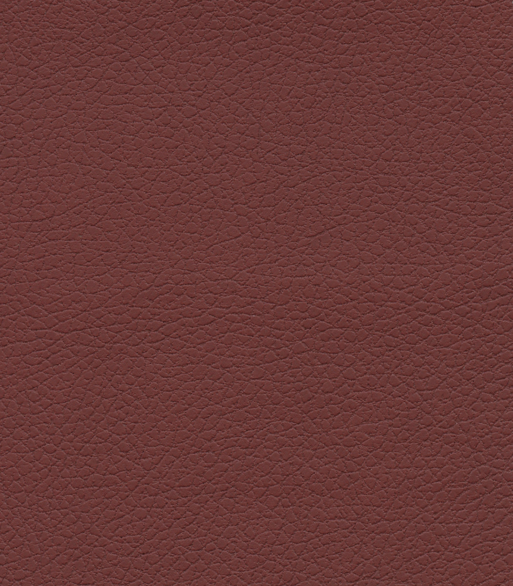 Close-up of the textured, reddish-brown leather surface on the Golden Tech PR527 Cloud Recliner With Lift Assist & Twilight - SM/MD, featuring fine natural grain patterns and subtle creases throughout.