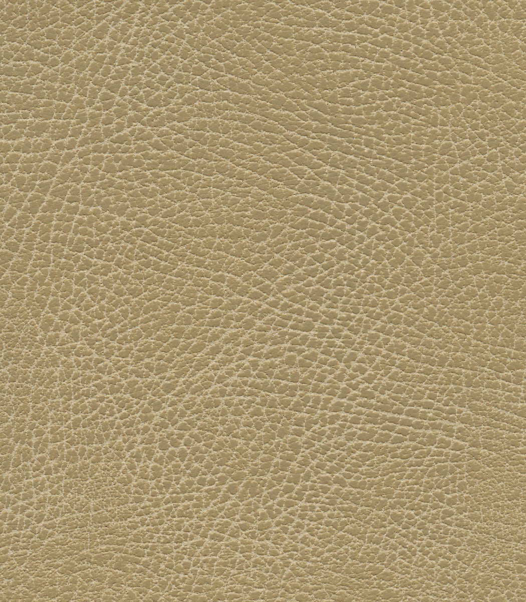 Close-up texture of light tan, natural leather with visible grain and fine wrinkles, as featured on the Golden Tech PR527 Cloud Recliner With Lift Assist & Twilight - SM/MD.