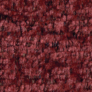 Close-up of the richly textured, deep red and maroon fabric on the Golden Tech PR527 Cloud Recliner With Lift Assist & Twilight (SM/MD), offering a soft, fuzzy surface ideal for adding comfort and style to any ergonomic chair or recliner.