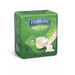 The image displays FitRight Unisex Plus Incontinence Briefs, size XL, in green packaging featuring product branding. Highlights include heavy absorbency, adjustable tab closures, Leak Stop Guards, and a pack quantity of 20.