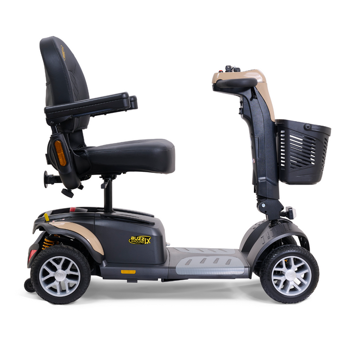Golden Buzzaround LX GB149 - Heavy Duty 4 Wheel Portable Mobility Scooter Tan