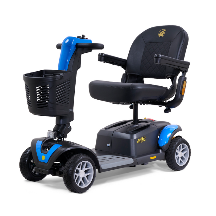 Golden Buzzaround LX GB149 - Heavy Duty 4 Wheel Portable Mobility Scooter Blue