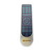 A gray remote control with turquoise buttons features directional arrows, massage settings, and intensity controls. Golden is printed at the bottom in gold. For full specifications and usage videos of the Golden Passport Hi/Low Full Electric Homecare Bed with Massage, visit our website.