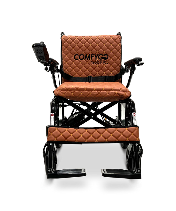 ComfyGo X-7 Lightweight Foldable Electric Wheelchair  - Only 40 lbs Taba