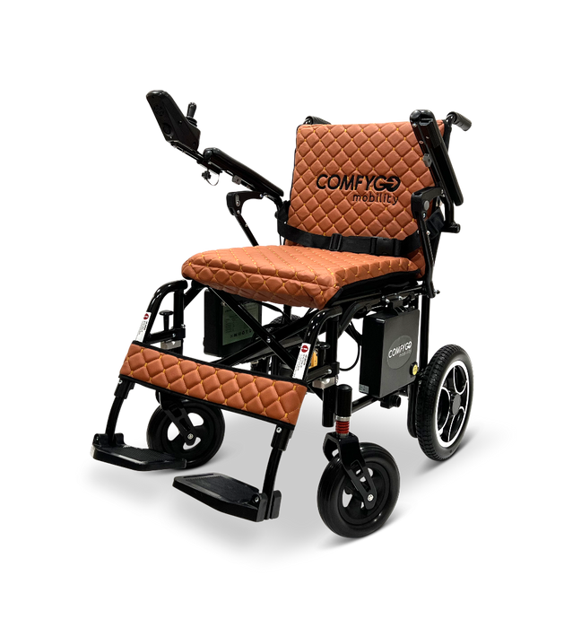 ComfyGo X-7 Lightweight Foldable Electric Wheelchair  - Only 40 lbs Taba