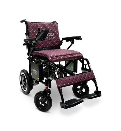 ComfyGo X-7 Lightweight Foldable Electric Wheelchair  - Only 40 lbs Purple