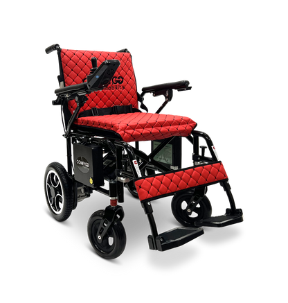 ComfyGo X-7 Lightweight Foldable Electric Wheelchair  - Only 40 lbs Red