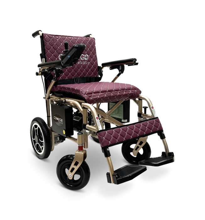 ComfyGo X-7 Lightweight Foldable Electric Wheelchair  - Only 40 lbs 