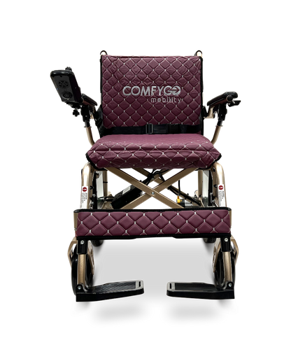 ComfyGo X-7 Lightweight Foldable Electric Wheelchair  - Only 40 lbs 