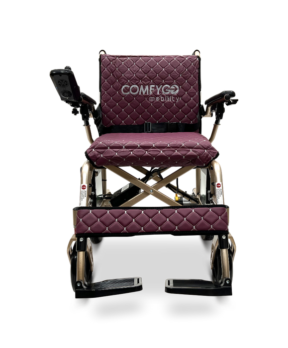 ComfyGo X-7 Lightweight Foldable Electric Wheelchair  - Only 40 lbs 