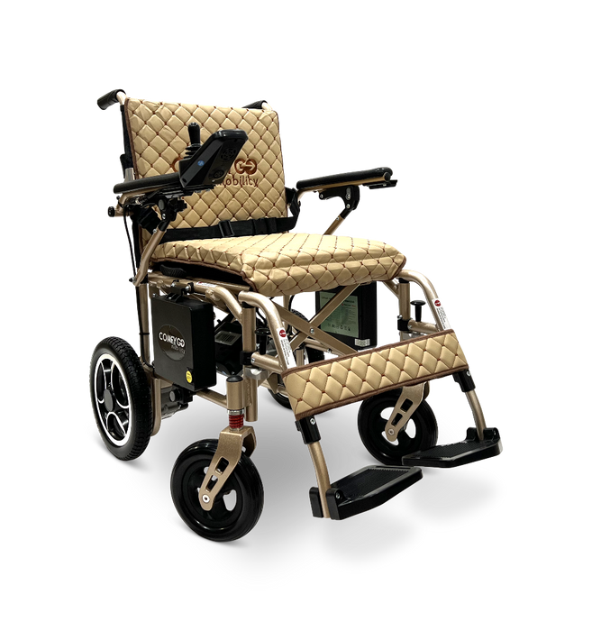 ComfyGo X-7 Lightweight Foldable Electric Wheelchair  - Only 40 lbs 