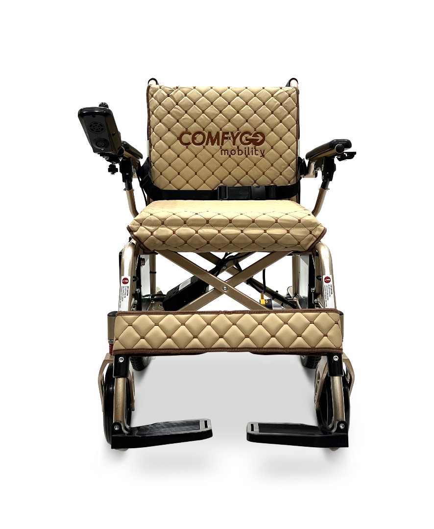 ComfyGo X-7 Lightweight Foldable Electric Wheelchair  - Only 40 lbs 
