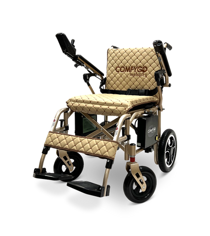 ComfyGo X-7 Lightweight Foldable Electric Wheelchair  - Only 40 lbs 