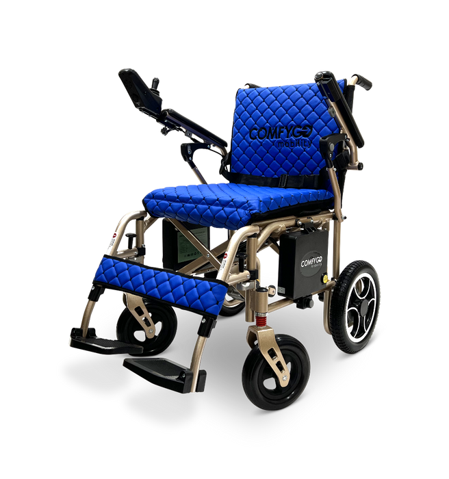 ComfyGo X-7 Lightweight Foldable Electric Wheelchair  - Only 40 lbs 