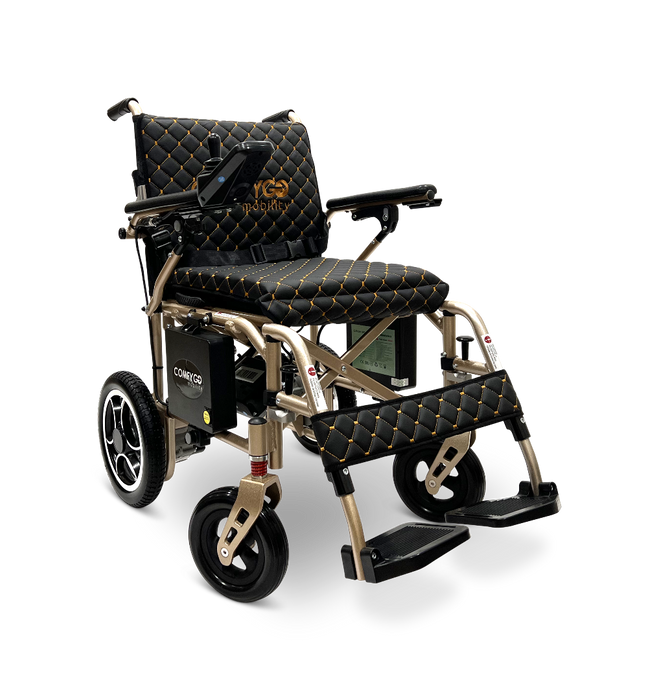 ComfyGo X-7 Lightweight Foldable Electric Wheelchair  - Only 40 lbs 