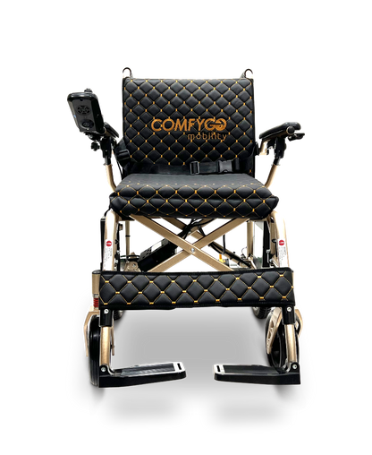 ComfyGo X-7 Lightweight Foldable Electric Wheelchair  - Only 40 lbs 