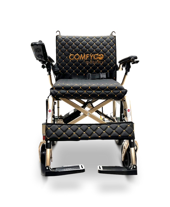 ComfyGo X-7 Lightweight Foldable Electric Wheelchair  - Only 40 lbs 