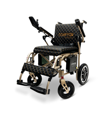 ComfyGo X-7 Lightweight Foldable Electric Wheelchair  - Only 40 lbs 