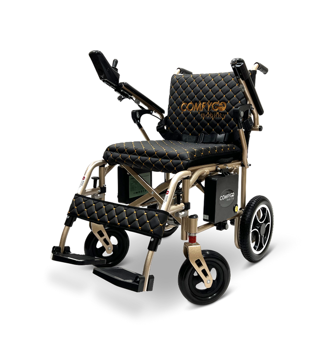 ComfyGo X-7 Lightweight Foldable Electric Wheelchair  - Only 40 lbs 