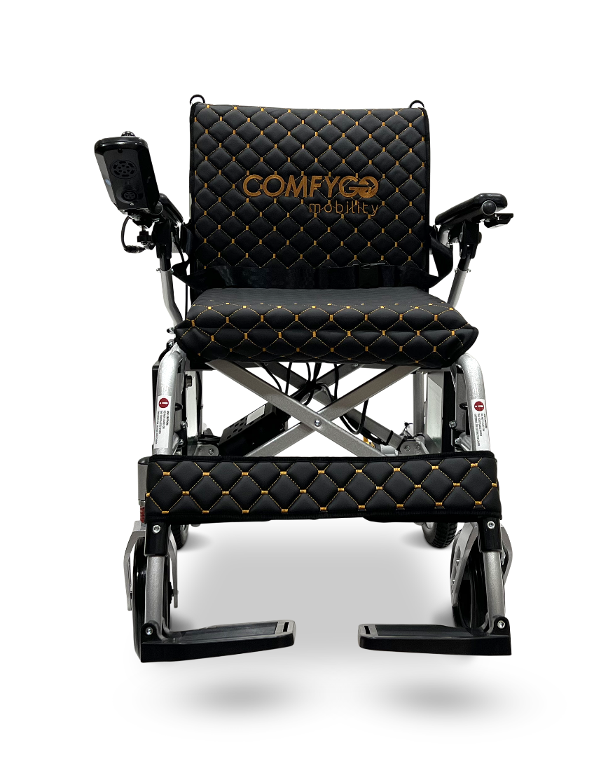 ComfyGo X-7 Lightweight Foldable Electric Wheelchair  - Only 40 lbs 