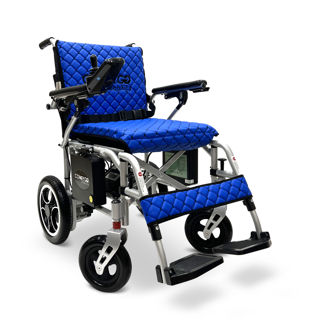 ComfyGo X-7 Lightweight Foldable Electric Wheelchair  - Only 40 lbs 