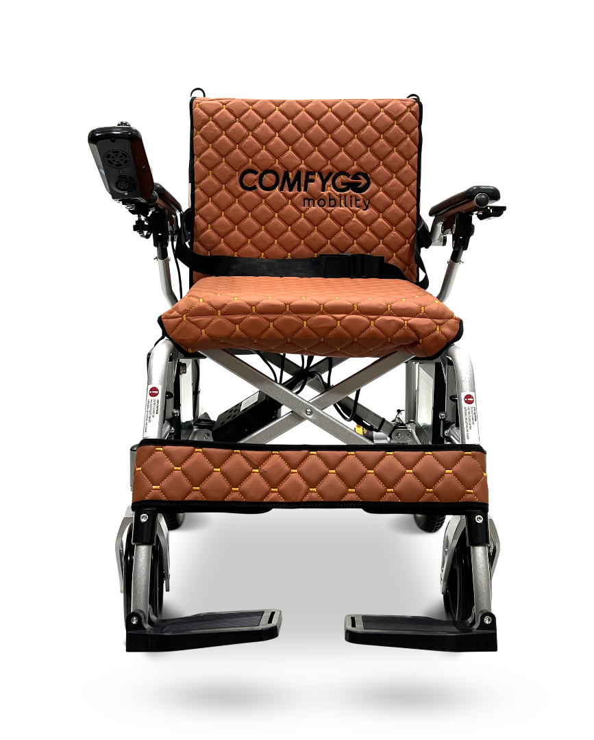 ComfyGo X-7 Lightweight Foldable Electric Wheelchair  - Only 40 lbs 