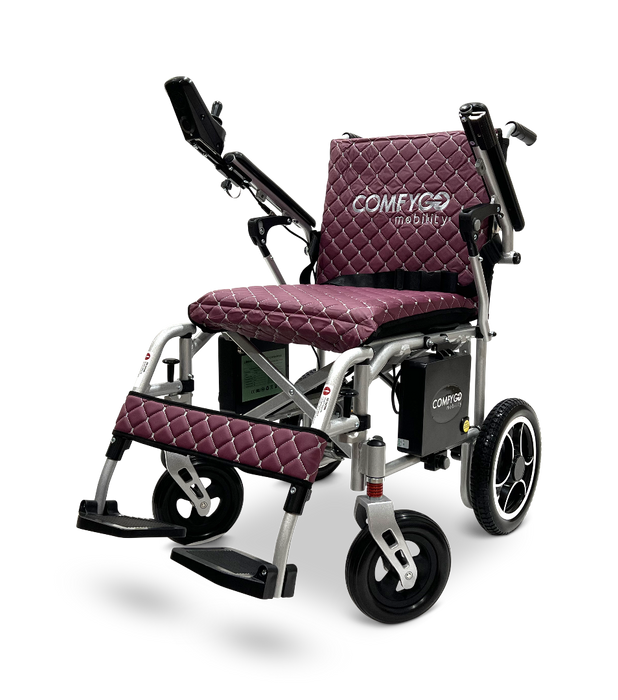 ComfyGo X-7 Lightweight Foldable Electric Wheelchair  - Only 40 lbs 