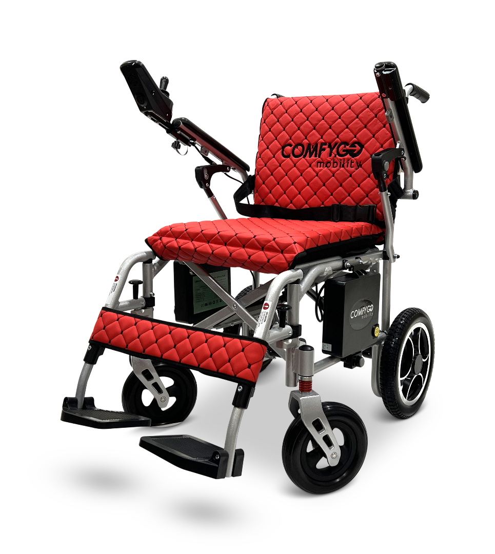 ComfyGo X-7 Lightweight Foldable Electric Wheelchair  - Only 40 lbs 