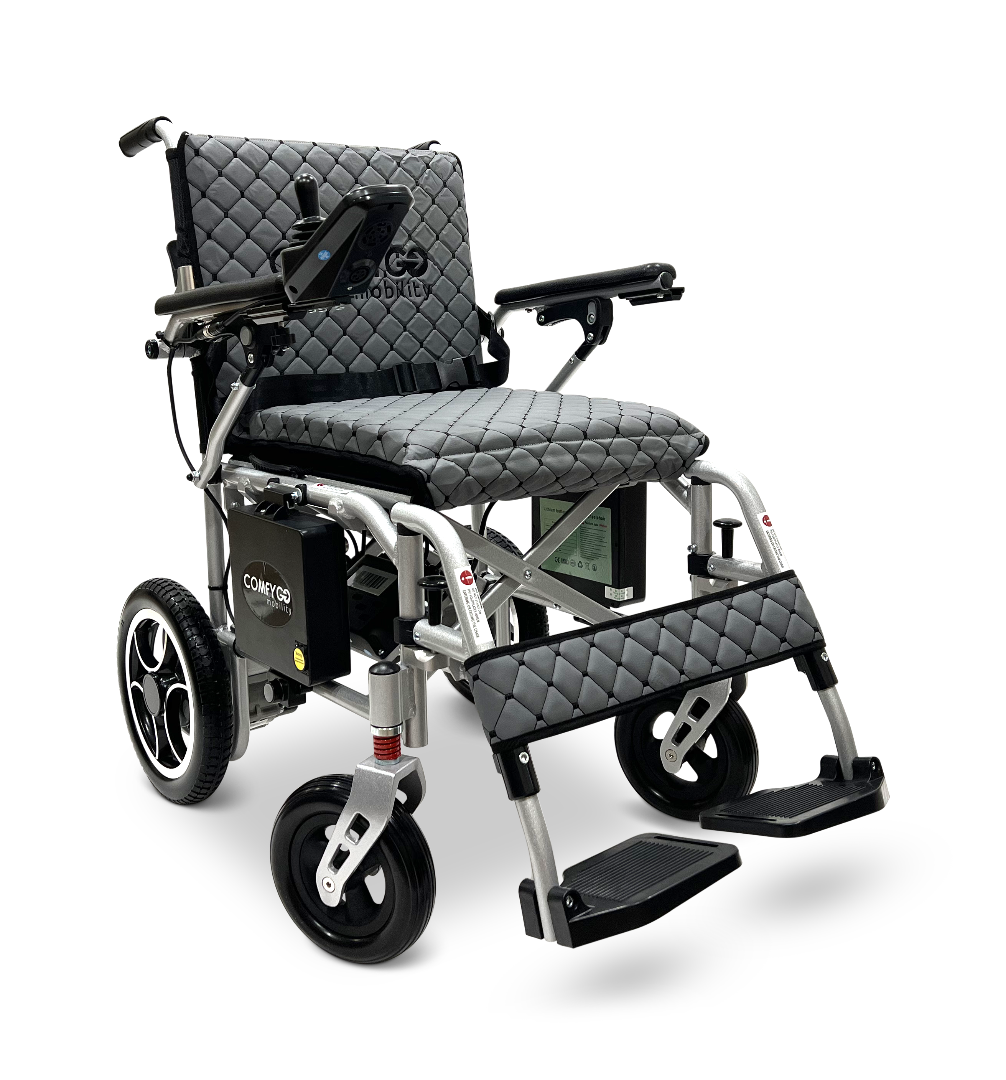 ComfyGo X-7 Lightweight Foldable Electric Wheelchair  - Only 40 lbs 