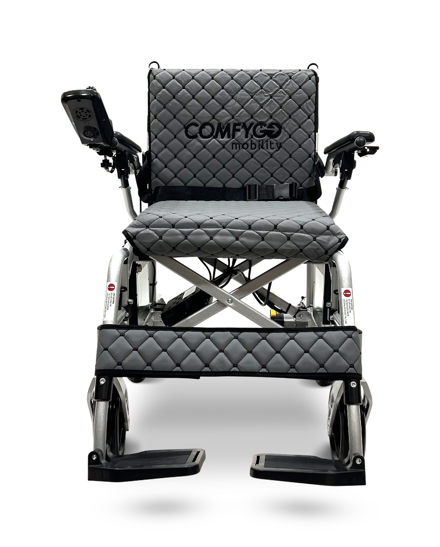 ComfyGo X-7 Lightweight Foldable Electric Wheelchair  - Only 40 lbs 