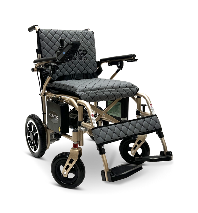 ComfyGo X-7 Lightweight Foldable Electric Wheelchair  - Only 40 lbs 