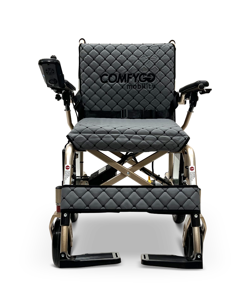 ComfyGo X-7 Lightweight Foldable Electric Wheelchair  - Only 40 lbs 
