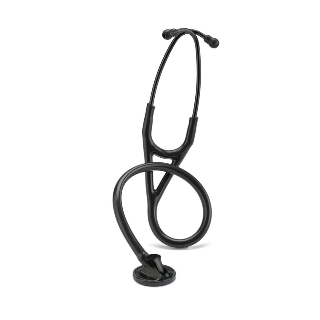 All-black Littmann® Master Cardiology™ Digital Stethoscope featuring a single-sided chestpiece.