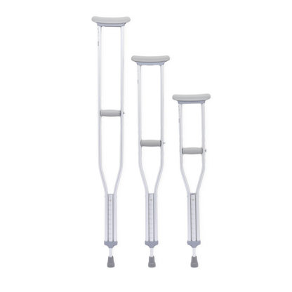 Medline Aluminum Push-Button Crutches