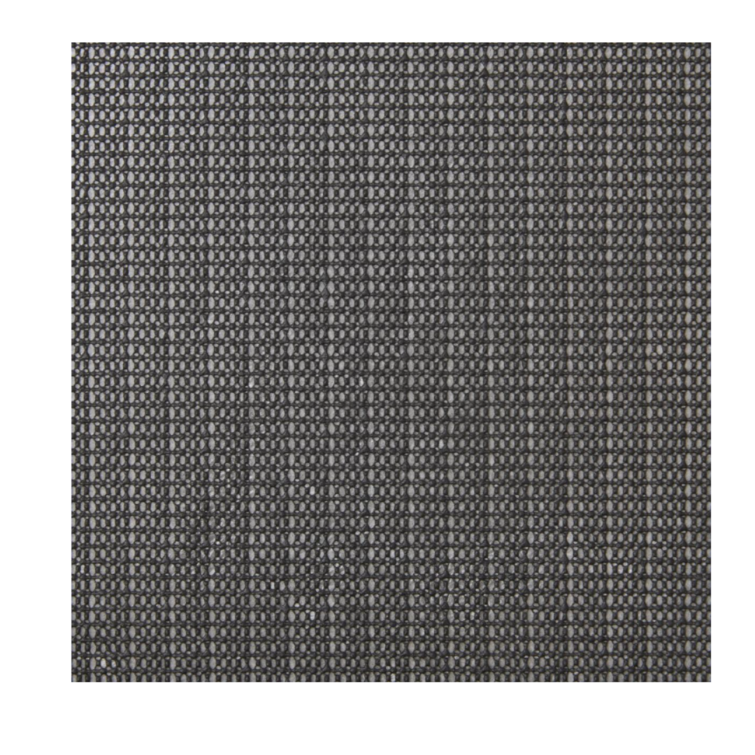 Close-up of dark gray Medline Bi-Fold Beveled Edge Fall Mats fabric, featuring a small repeating square pattern and visible texture, shown on a white background.