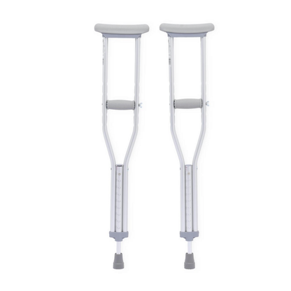 Medline Aluminum Push-Button Crutches