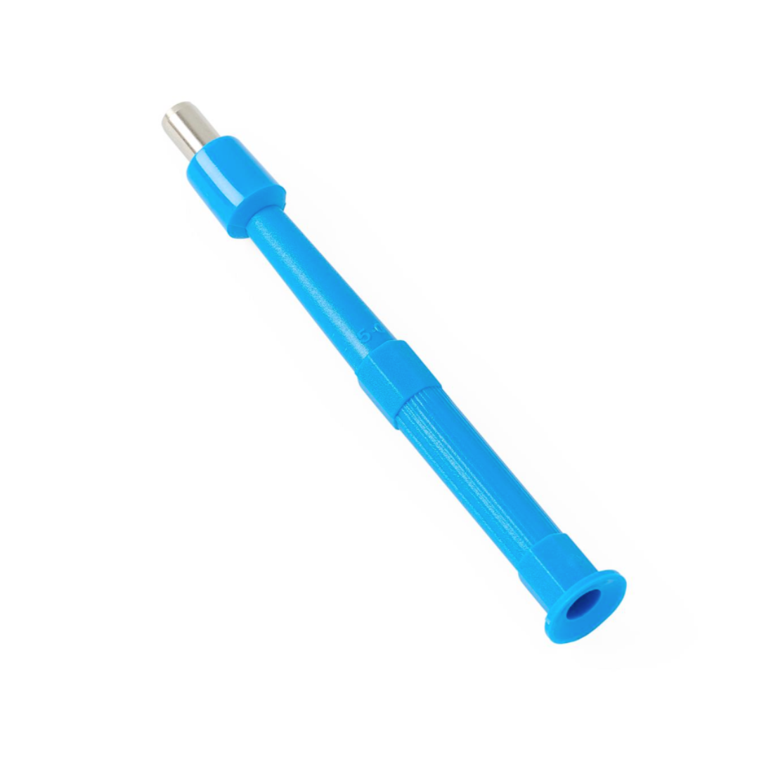 Medline Sterile Biopsy Punches, shown on a white background, are precise tools often used for biopsies and electronic work to remove materials from circuit boards.