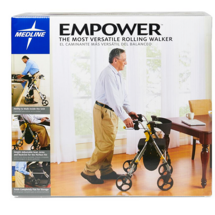 Medline Empower Rollators - Premium Comfort Walkers