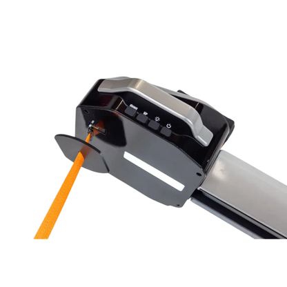 Close-up of the Monarch Atlas 4 Portable Car Lift—features control buttons and a sturdy strap threaded through, ideal as a mobility aid lifter for efficient and secure vehicle access.