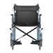 Nova Medical HD Bariatric Transport Chair with 12" Wheels & Extra Wide Seat Blue 332B