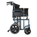 Nova Medical HD Bariatric Transport Chair with 12" Wheels & Extra Wide Seat Blue 332B