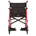 Nova Medical Ultra Lightweight Folding Transport Chair 379R red