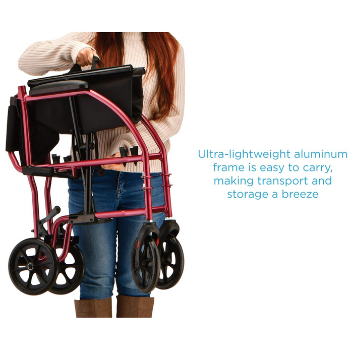 Nova Medical Ultra Lightweight Folding Transport Chair 